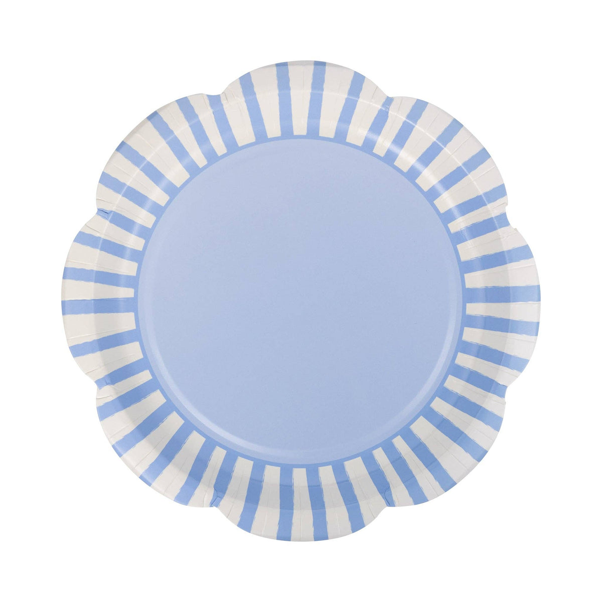 PAR1113 - Blue Striped 9" Scallops