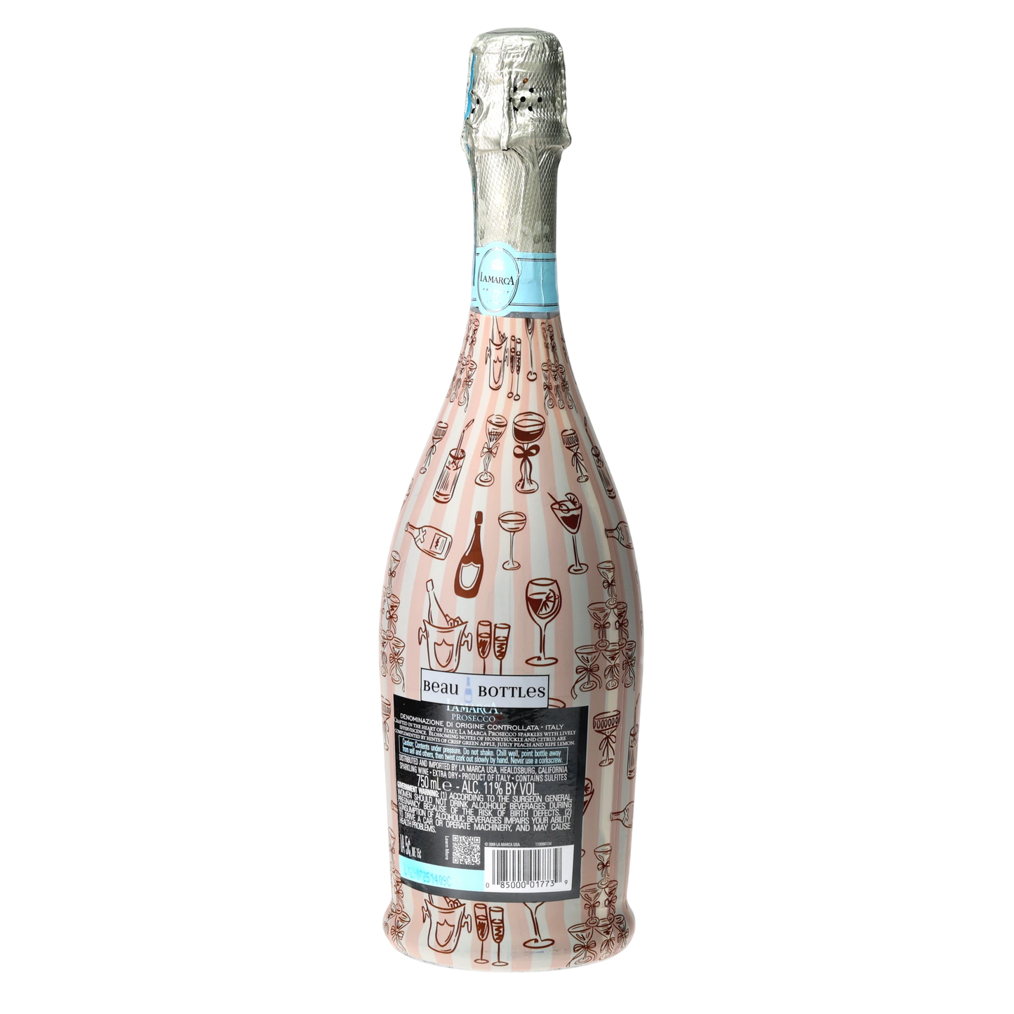 Toast & Bubbles Prosecco Bottle Wrap