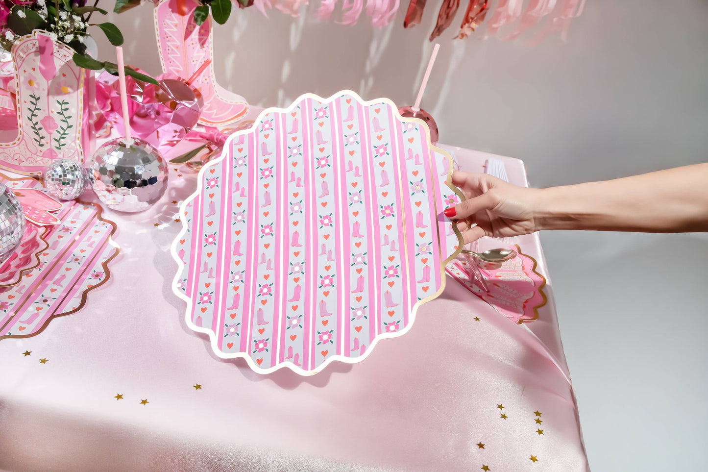 Boot Scoot Blooms Placemat Set