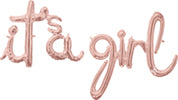 It's A Girl Air-Filled Balloon Script