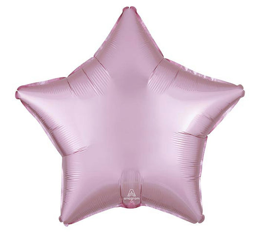 17 Inch Pastel Pink Star Foil Balloon