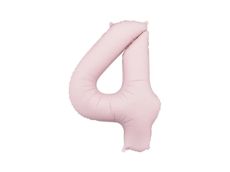 40 Inch Light Pink Foil Number