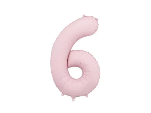 40 Inch Light Pink Foil Number