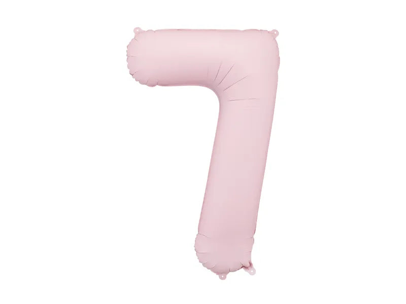 40 Inch Light Pink Foil Number