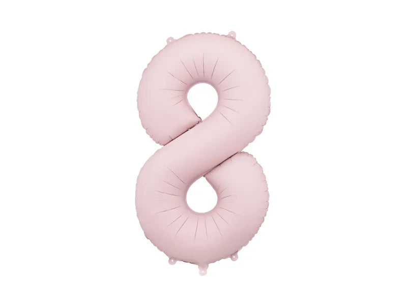 40 Inch Light Pink Foil Number