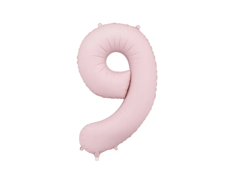 40 Inch Light Pink Foil Number
