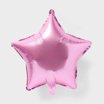 17 Inch Pink Star Foil Balloon