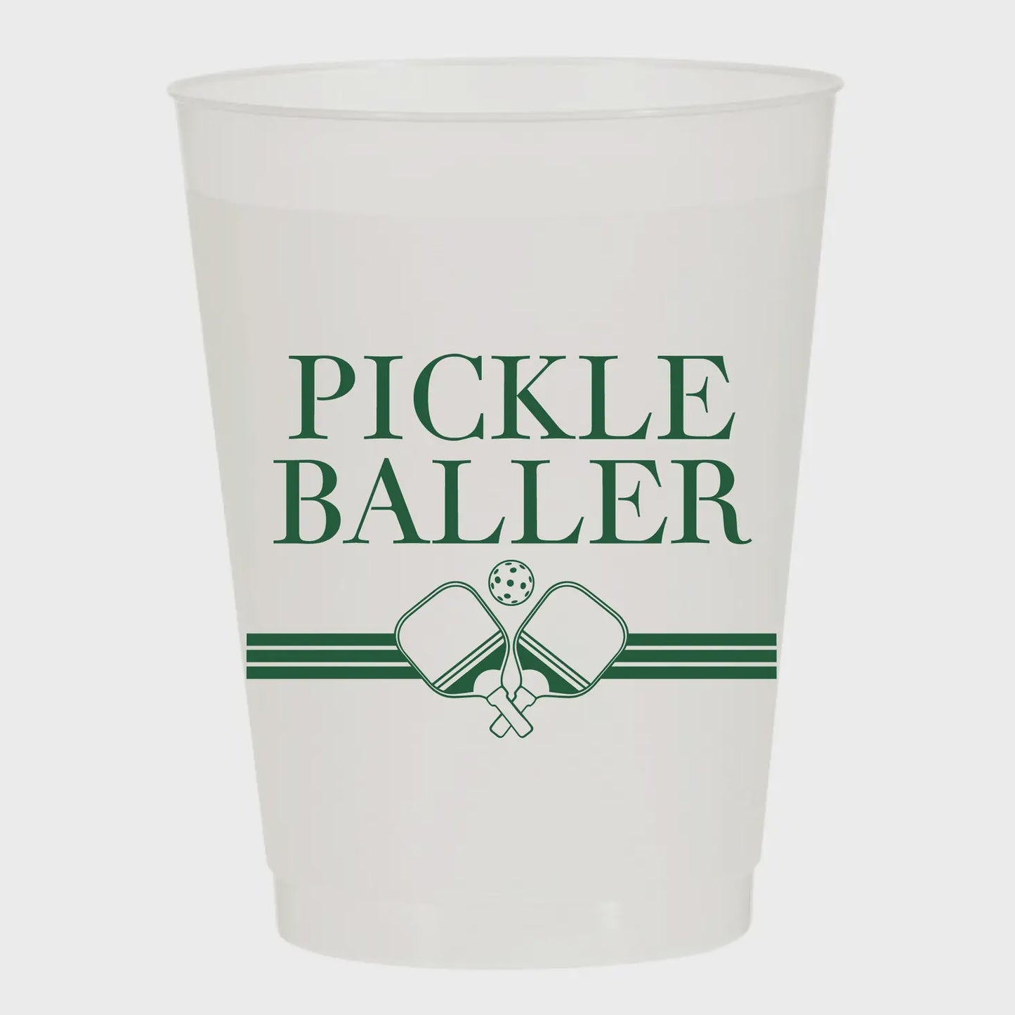 PickleBaller Frosted Cups