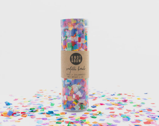 Tiny Rainbow Confetti Bomb